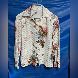 VINTAGE Ladies Blouse Sz 14/34 Sparkly (4aj)